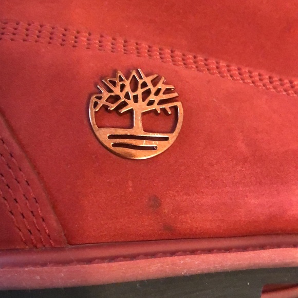 Timberland women’s size 7 A1SC7 A2717 waterproof boot’s Burgundy - Picture 8 of 10